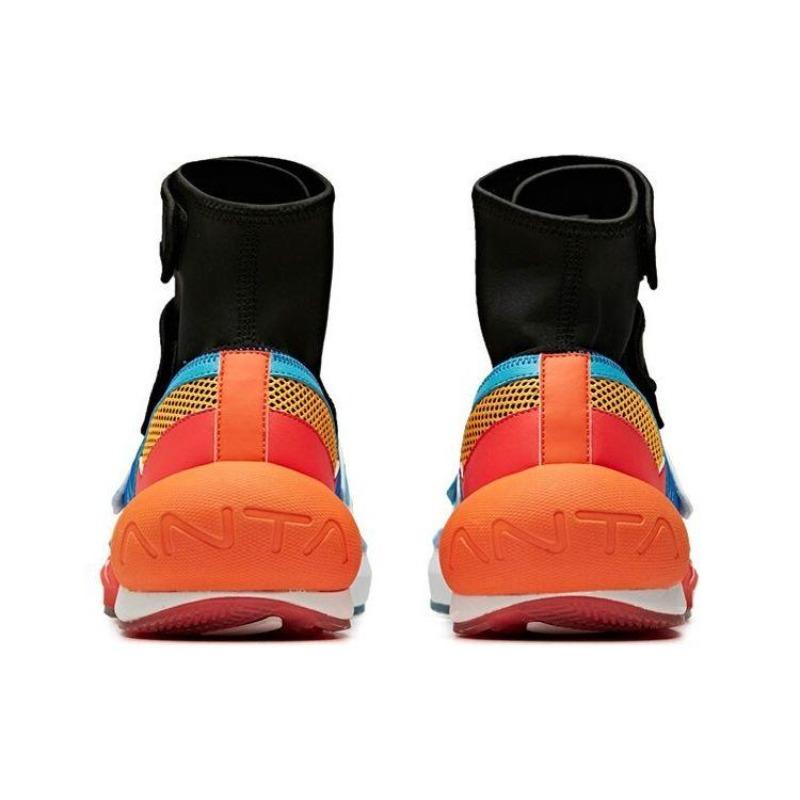 Dragon Ball x Anta Goku Kaioken High Top Basketball Shoes Mens White Blue 11941620-11