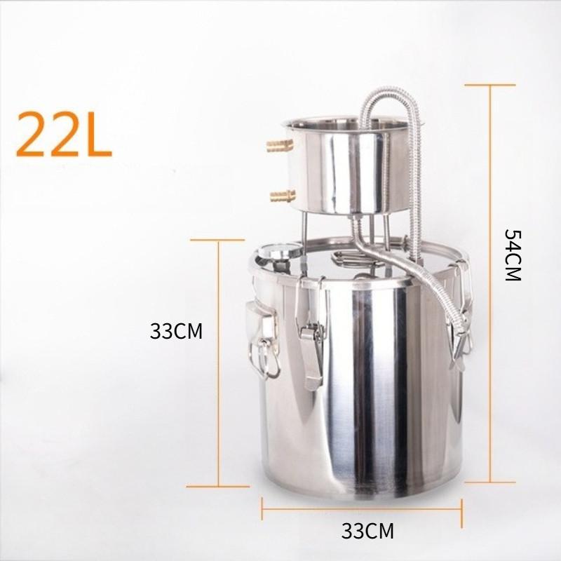 Household Fermented Steaming Wine Equipment Stainless Steel Homemade Brewing Machine Large Capacity DIY Alcohol Distiller