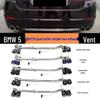 BMW 5 Series F10/F18 M5 Black Carbon Fiber Quad Exhaust Tailpipe with M Logo