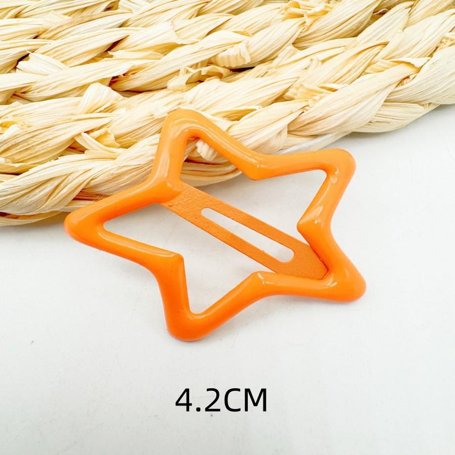 Children's Candy Color Star Hair Clips - Small Size BB Bangs Accessories