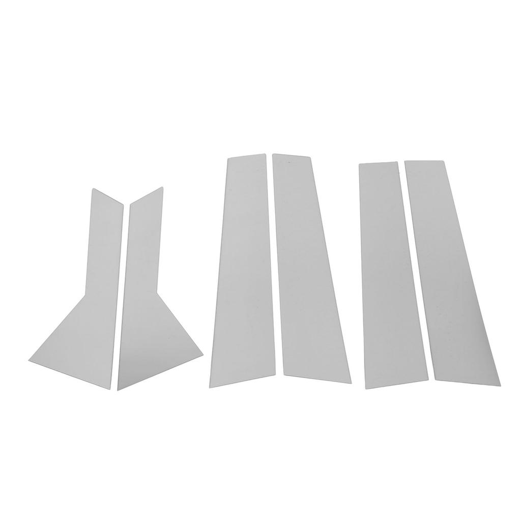 6 Stück Säulenverkleidung Zierleisten Spiegelglanz Chrom Witterungsbeständig Hochfest Tür Fenster