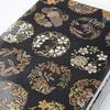 Kochi Seihon Vinyl Cover Shuincho Bewitching Flower Ceiling (Black) Nishijin Kinran Accordion Style Large Size