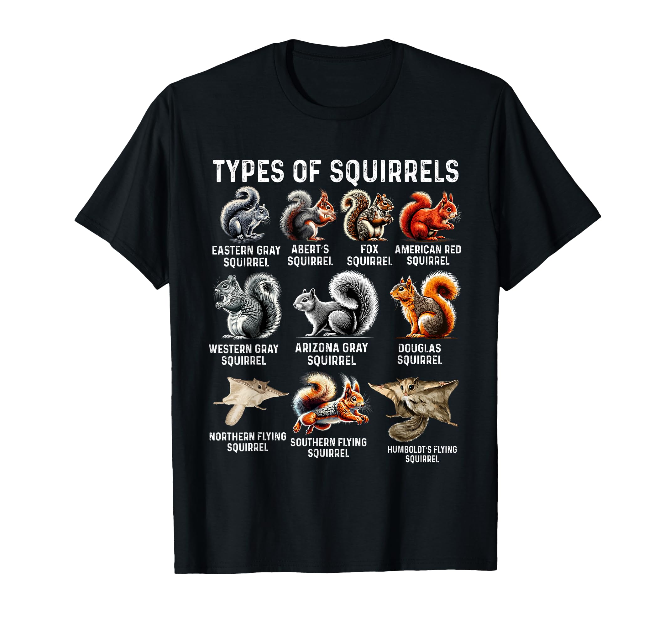 Squirrel Type Shirt, Funny Squirrel Shirt, Cute Squirrel T-Shirt