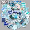 50 Pieces of Non-repeating Graffiti Sticker Decals for Luggage, Suitcase, Skateboard, and Waterproof Car Stickers