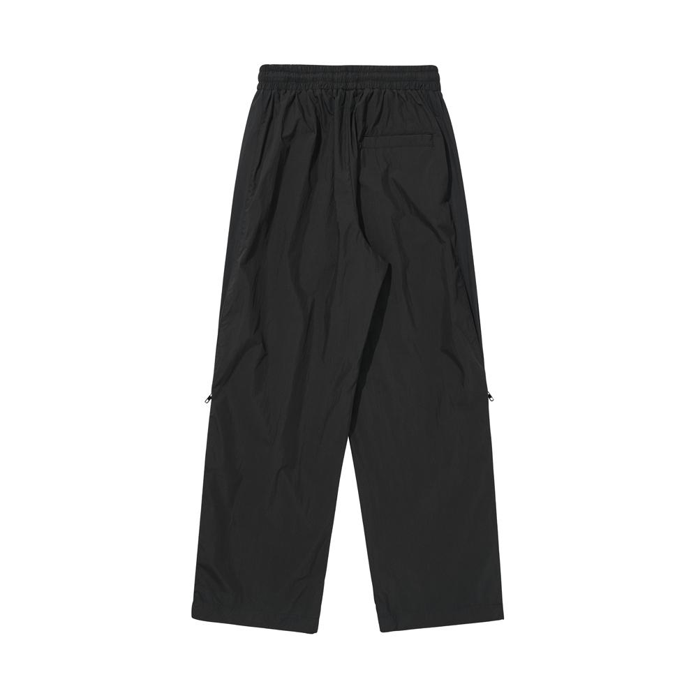 TEMPUS STUDIO Side Zipper Jogger Pants [Black]