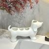 Dachshund Electric Toothbrush Holder - Storage Stand for Toothpaste, Makeup Brushes, and More - Cute Storage Base Stand