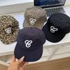 Vintage Leopard Embroidered Baseball Cap With Wide Brim For Casual Men Women Sun Protection