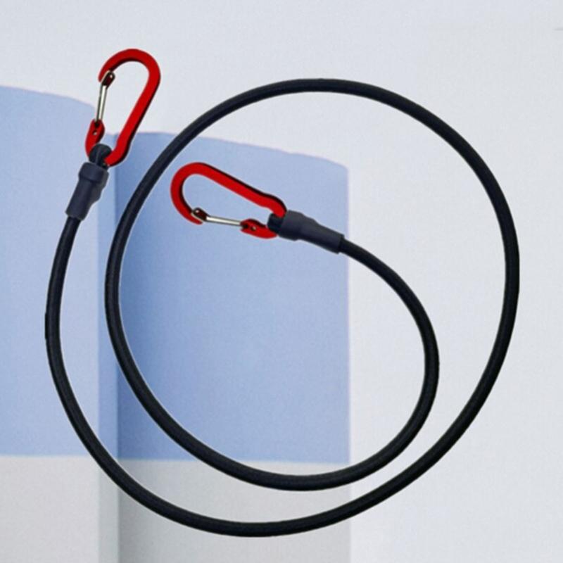 Spanngurt mit Karabinerhaken Bungee Cord Gummispanner Expander Bindegurt Gepäckgurt mit Karabinerhaken