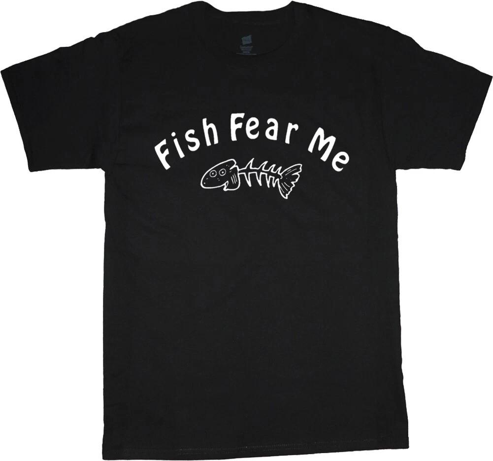 Big and Tall T-shirt Funny Fishing T-shirt Fish Bones Mens Shirts Clothing L