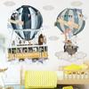 Cartoon Hot Air Balloon Wall Stickers Children's Room Decoration Wall Stickers Environmentally Friendly Artist Home Stickers