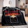 1 stk Metallica Flanellteppe [Koselig Kastepledd] For Sofa, Seng, Reise, Camping, Stue, Kontor, Sofa, Stol, Og Seng