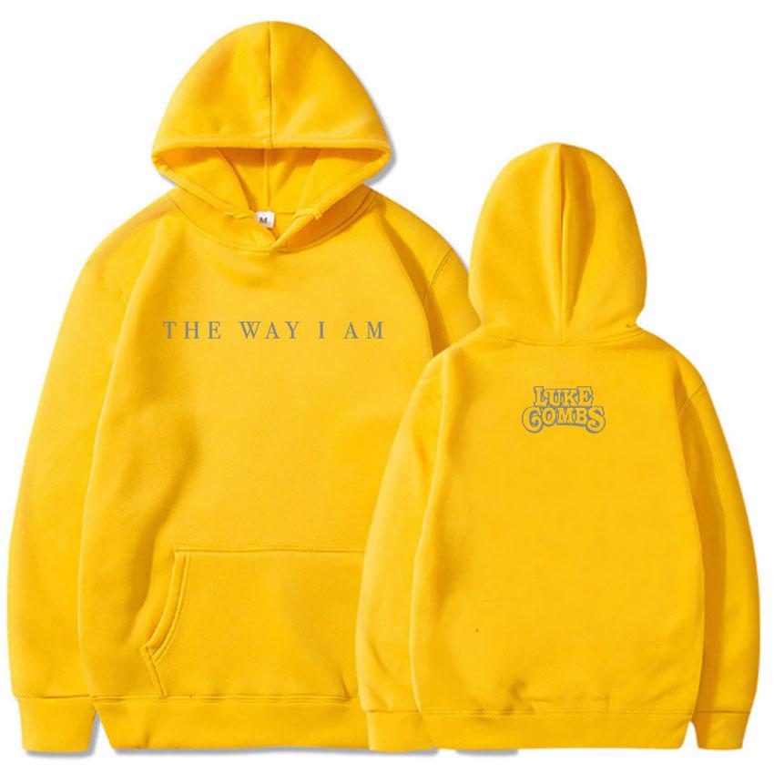 

Luke Combs The Way I Am Graphic Hoodies Fleece Long Sleeve Pocket Sweatshirt Hooded Casual Unisex Streetwear Men Women Merch Top XXXL