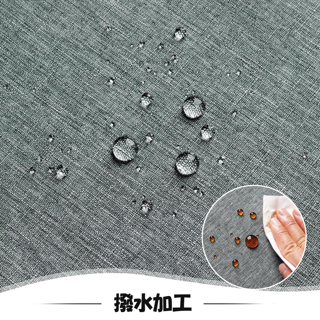 AooHome Table Solid Nordic Table Bridge Washable Dark Gray Runner, Gray, 30x140cm, Linen-like Design, Color, Japanese, Western, Style, Tablecloth,