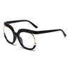Trendy Large Round Rainbow Eyeglass Frame - European & American Style, Prescription-Compatible