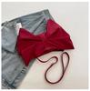 Korean Bowknot Women's Pleated Shoulder Bag 2025 - New Fashion Large Capacity Crossbody Underarm Bag