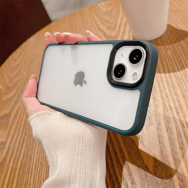 Shockproof Matte Transparent Case For Iphone 13 12 11 Pro Max X Xr Xs Soft Silicone Armor Bumper Back Cover For Iphone 13pro Max