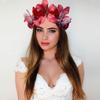 Butterfly Floral Crown Hairband Sweet Carnival Hair Accessories Simulation Flower Hair Hoop  Daily