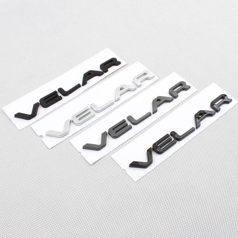 RDYNAMIC VELAR písmenový emblém nálepky na auto Dostupnost doplňky pro úpravy logo kufru babel