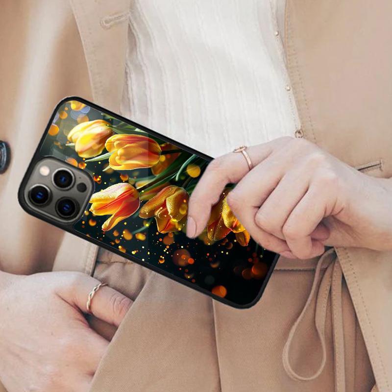 Tulip Flower 1 Magnetic Phone Case For APPLE iPhone 17 Air 16 14 13 12 Pro Max 15 Plus Wireless Charge With MagSafe Cover