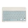 Round Cap Bluetooth Rechargeable Wireless Keyboard for iPad, Phone, Tablet, Laptop - Portable Magic External Keyboard