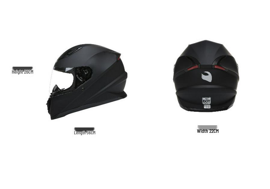 Universal Full-Face Motorcycle Helmet for All-Season Adult Riding