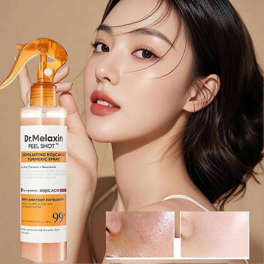 Dr.Melaxin Kojic Turmeric Exfoliating Spray 200ml for Skin Brightening