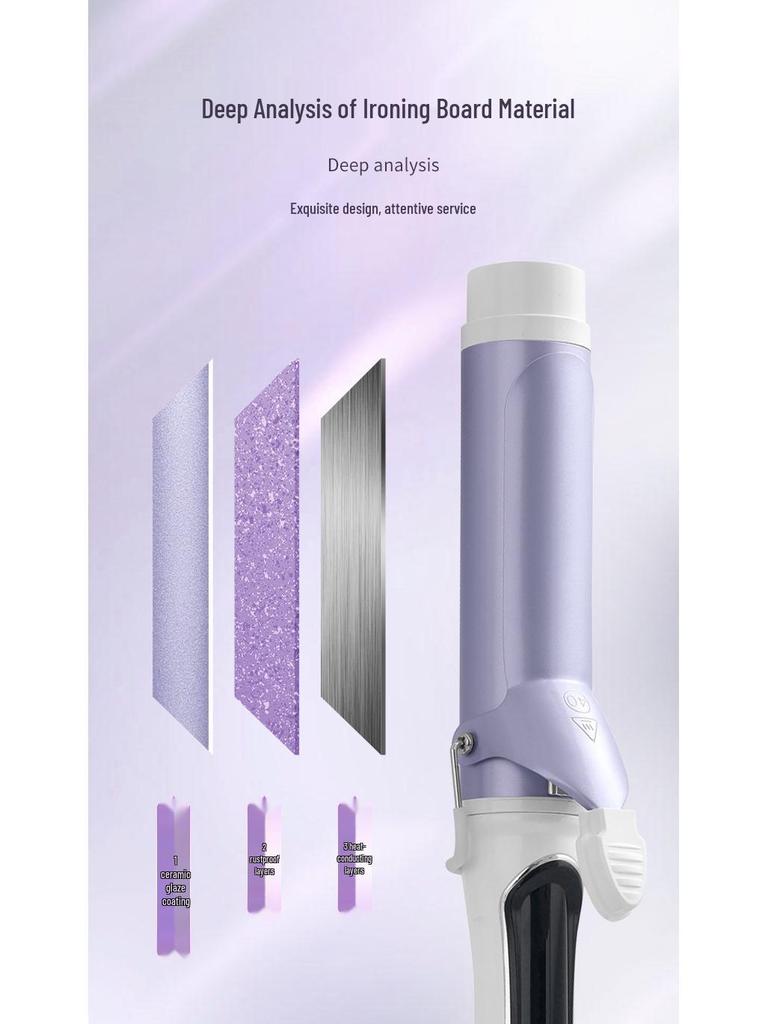 40mm Big Wave Automatic Electric Curling Iron with Negative Ion & Hair Care Features