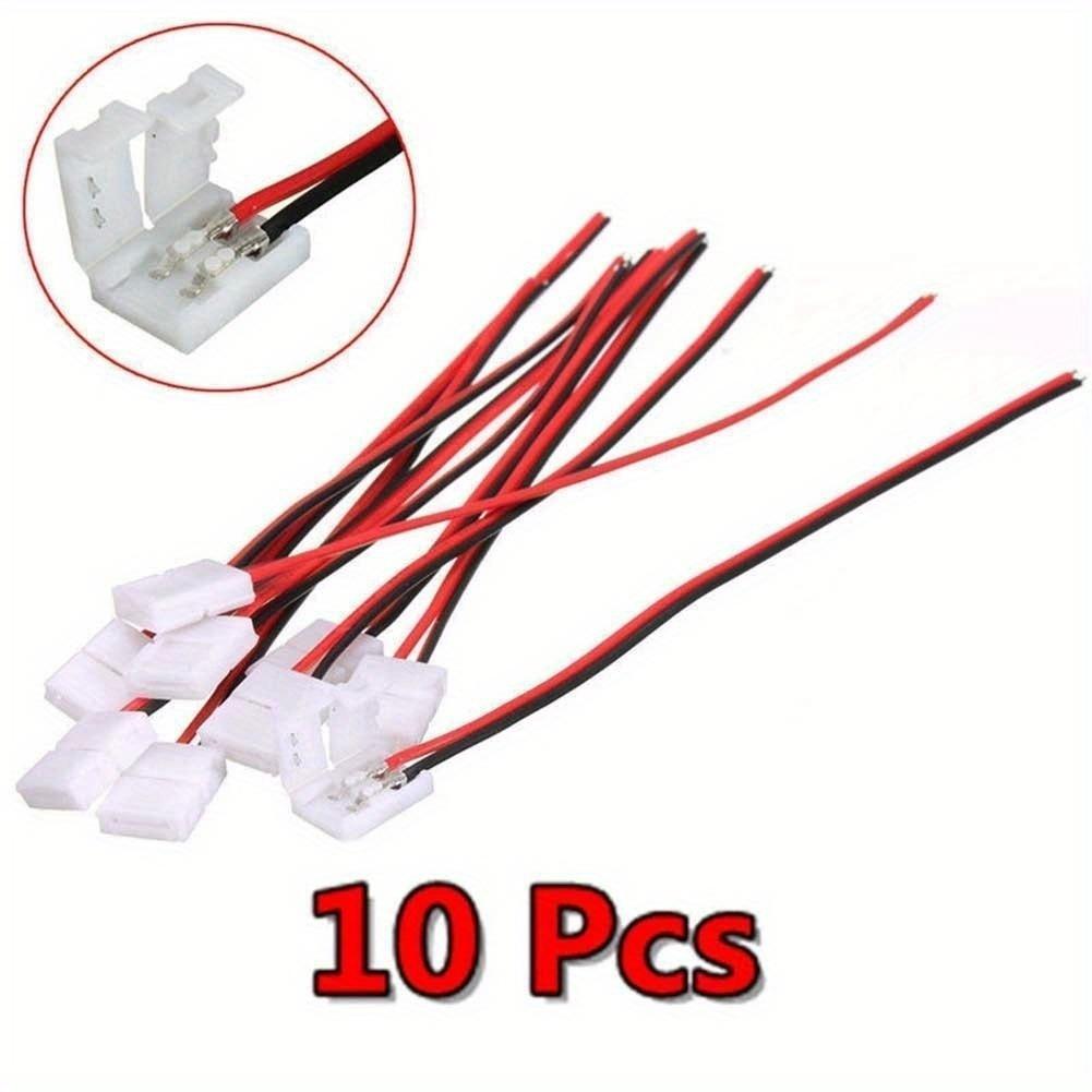 1Pcs Cable 2 Pin LED Strip Connector 3528/5050 Single Color Adapter