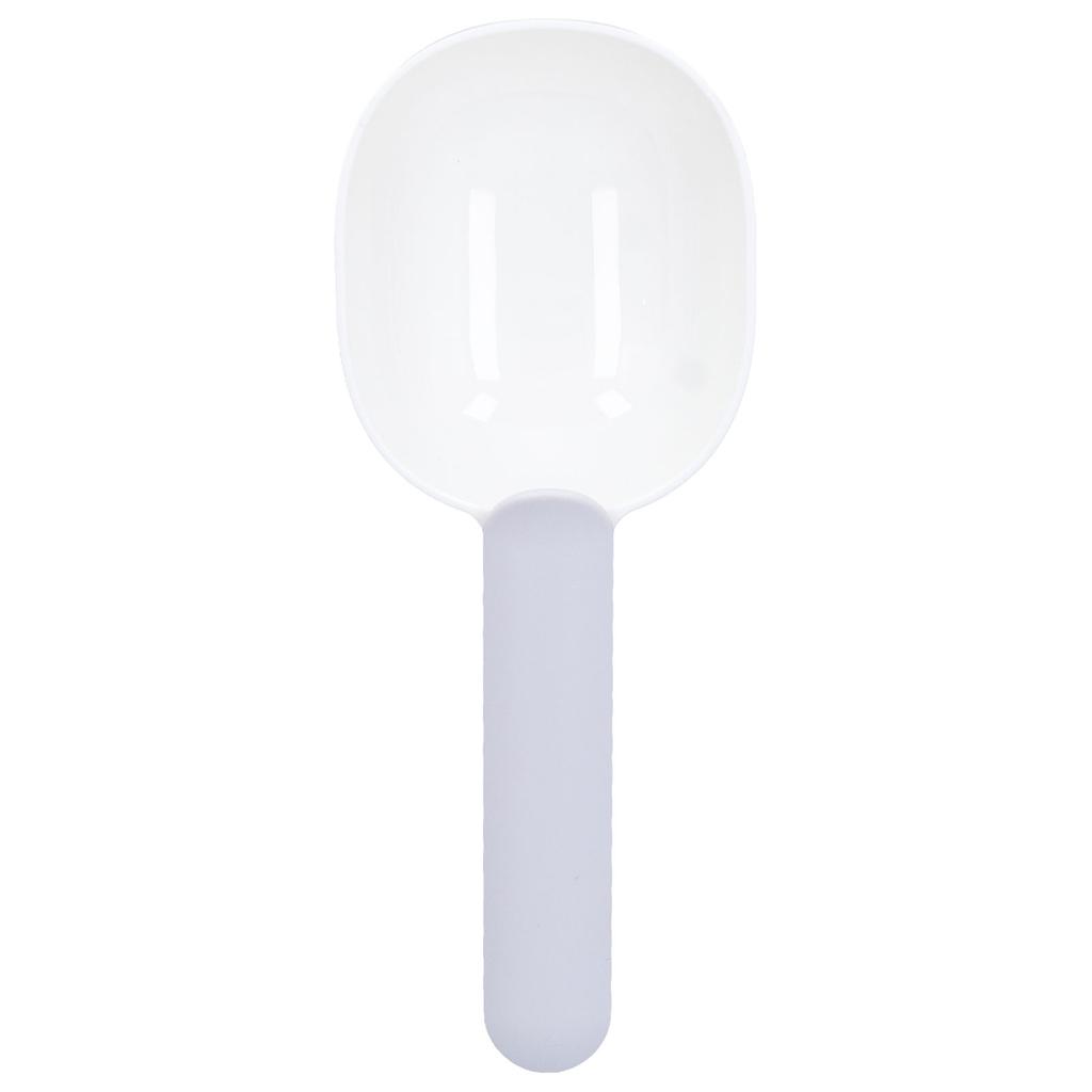 Pet Food Spoon Thickened Plastic Safe Sturdy Comfortable Pet Feeding Spoon for Dogs and PetsWhite