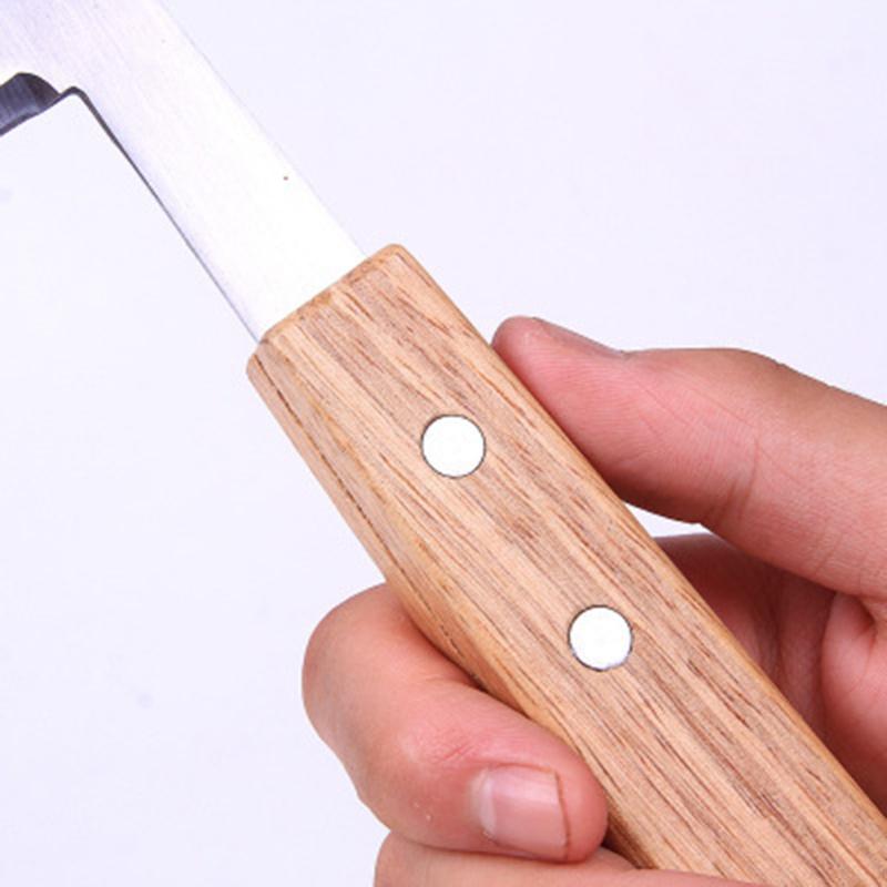 Wood+steel Hoof  Trimming  Pliers Wear-resistant Blade Ergonomic Solid Wood Handle Hoof Trimming