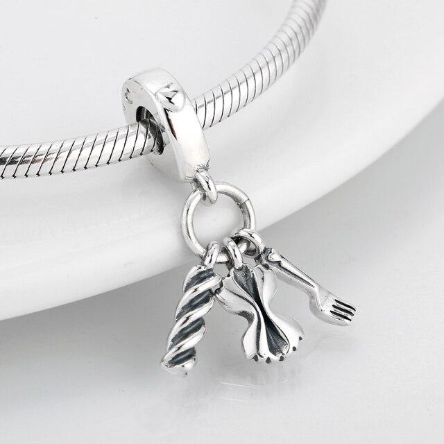 925 Sterling Silver Bead Openwork Sweet Hearts Crown Charms Beads Fit Jiuhao Bracelets Bangles Diy Womens Jewelry