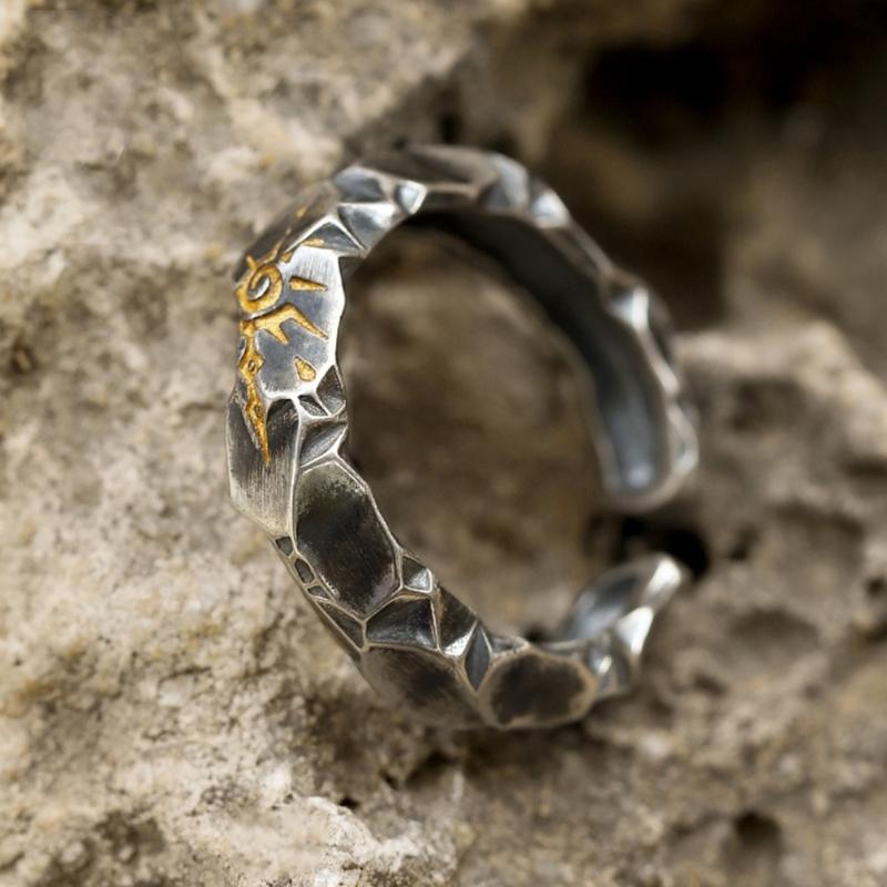 Inele Vintage cu Piatră a Dorințelor Designuri Elegante Simbolizând Angajamentul și Urări Frumoase pentru Ținutele Femeilor la Modă