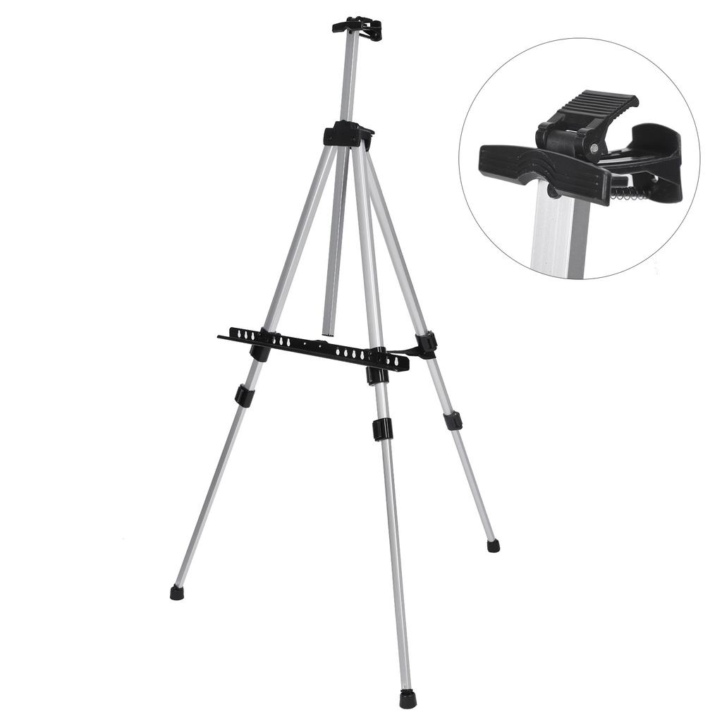 Nastavitelný stříbrný kovový stojan Plastová kombinovaná sada škrabek Skládací stojan na kreslící prkna