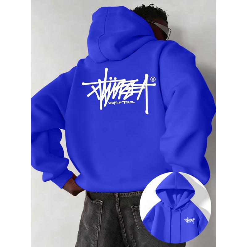 Street Urban Style Pullover Hoodie Printed Design Durable Fabric