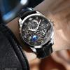 OUPINKE Men's Watch Automatic Mechanical Watch Hollow Business Waterproof Mechanical High-end Watch