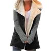 Women's Casual Fashion Loose  Plus Fleece Collar With Pocket Keep Warm  Jacket