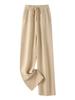 Women's High-Waist Cashmere Wide-Leg Knit Pants