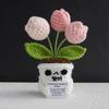 Halloween Positive Energy Knit Ghost Doll Ornament