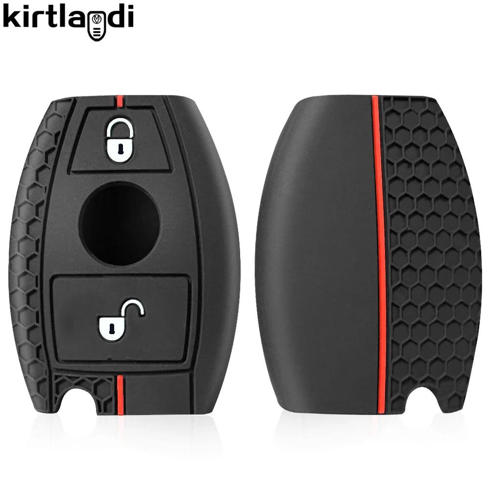 

2/3buttons For Mercedes Benz W251 W463 W205 W176 W213 W204 W212 W177 GLK GLC CLA AMG A B R C E S G Class Silicone Car Key Case