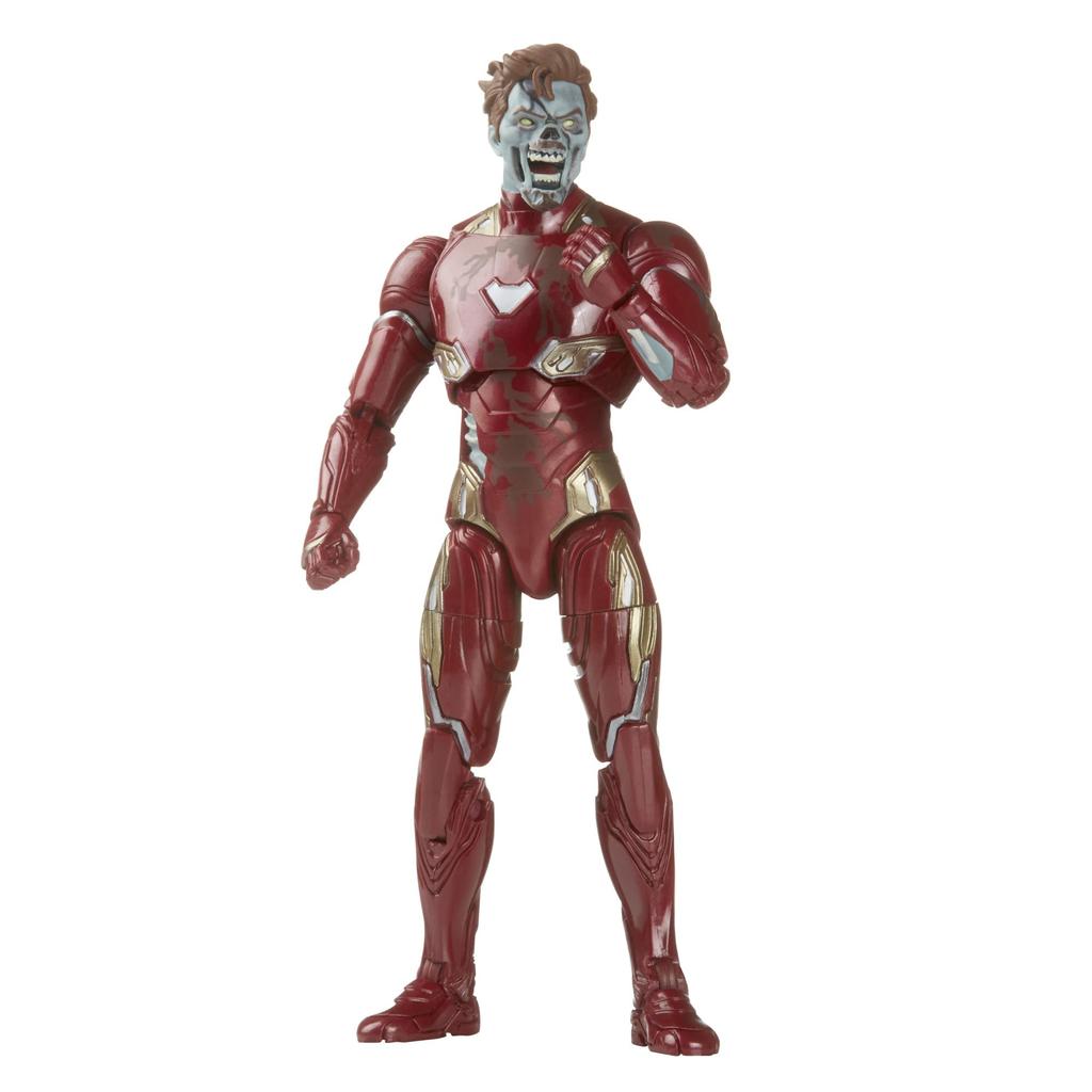 MARVEL Marvel Legends Series MCU Disney Plus What If... Zombie Iron Man Action Figure, 6-inch (15 cm) Size, with 3 Accessories, F3700, Authentic