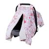 Baby Carrier Cover with Peekaboo Opening Double-Layer Fabric Infant Car Seat Canopy Stroller Cover Nursing Cover