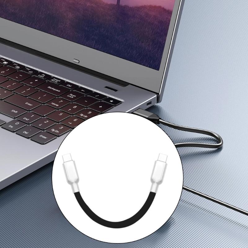 USB C Charging Cable, Short Type C to Type C Data Transfer Cord Supports 240W Fast Charging & Data Transmission