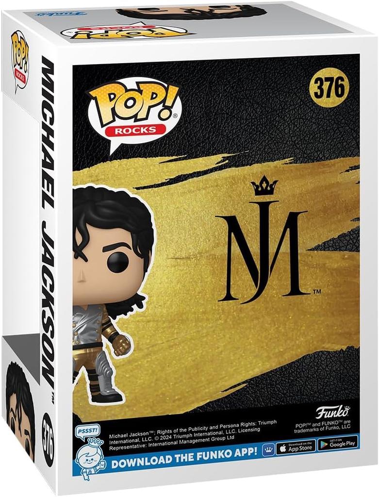 POP! Michael Jackson Armor Outfit Vinyl Figure HIStory World Tour Multi-Color 9.5cm Compatible Box Protector Case Included