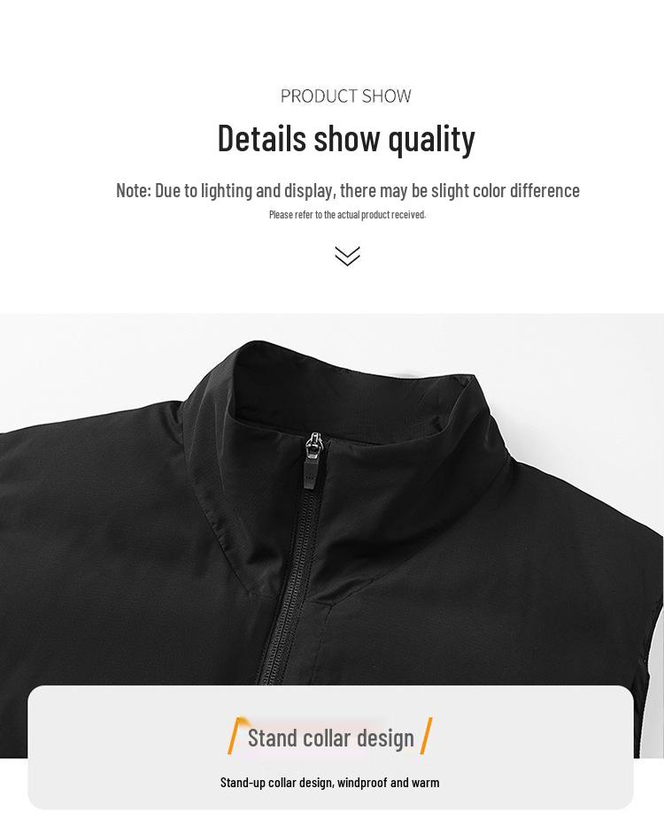 90% Goose Down Windproof Heat-Storing Vest
