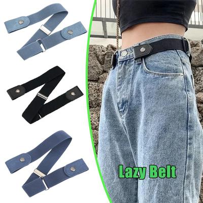 New Invisible Belt Seamless All Match Elastic Stretch Waistband No Punch Jeans Waist Belt Wholesale Tummy Slimming Waist Cincher