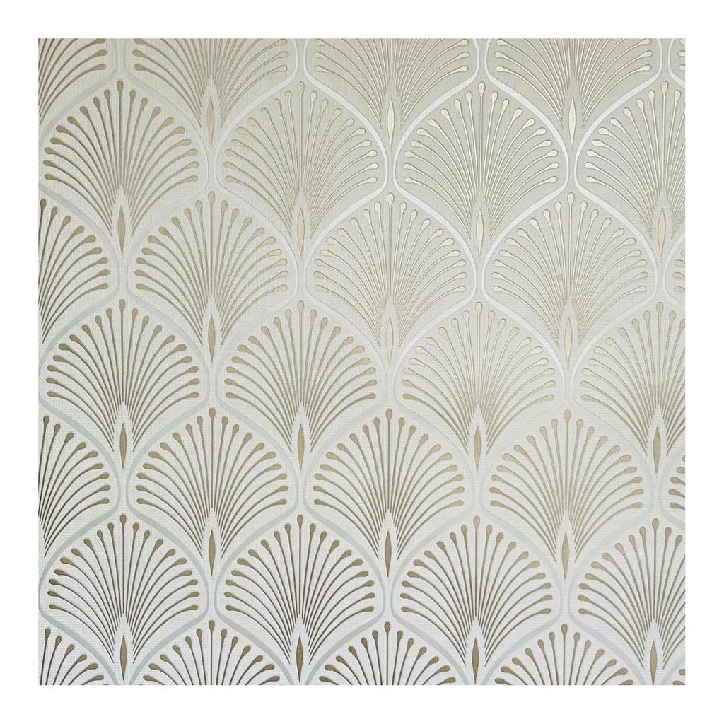 GrandDeco Layla Art Deco Textured Wallpaper