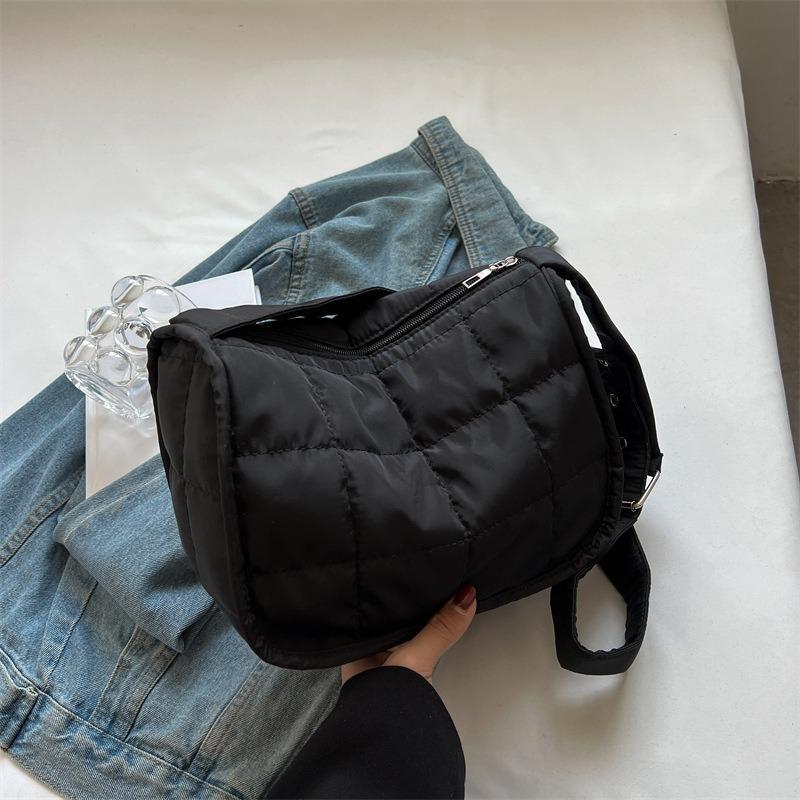 Women's Bag Minimalist Bag Plaid Tote Bag Crossbody Bag Solid Color Casual Bag