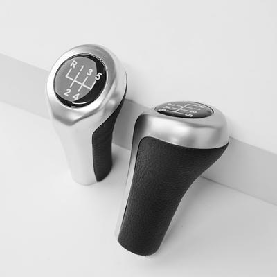Silver 5/6 Speed Car Gear Shift Knob For BMW for E46 E53 E60 E61 E63 E65 E81 E82 E83 E87 E90 E91 E92 1356 Series X1 X3 X5