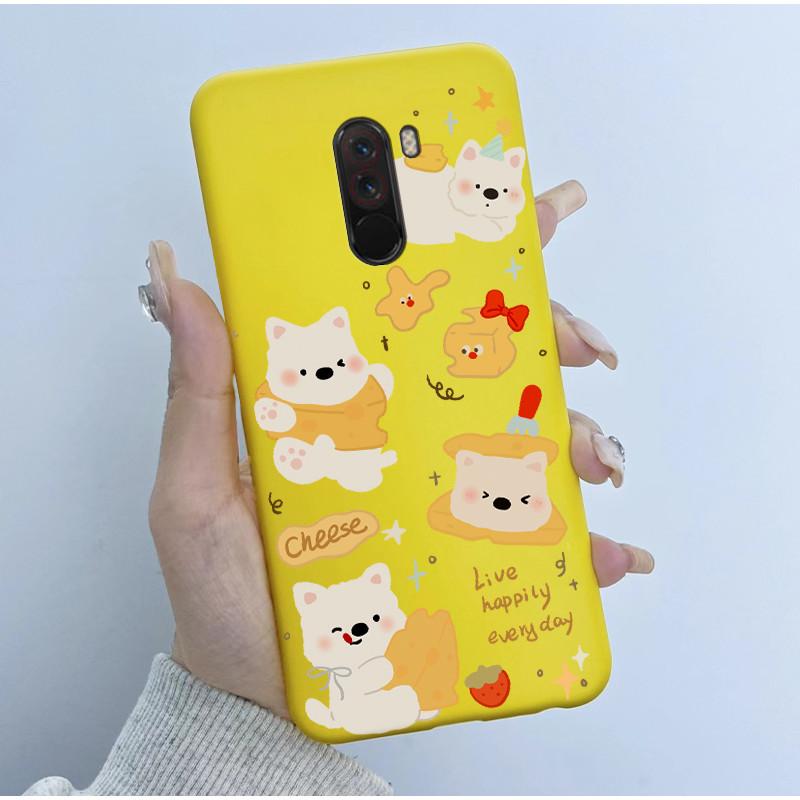 For Pocophone F1 Case Cute Cartoon Panda TPU Soft Silicone Phone Case For Xiaomi Pocophone F1 Back Cover PocoF1 Poco F 1 Fundas