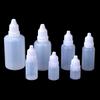 10Pcs 5/10/15/20/30/50Ml Empty Plastic Dropper Bottle Paint Beauty Oil Squeezable Refillable Bottle Cosmetics Storage Bottles